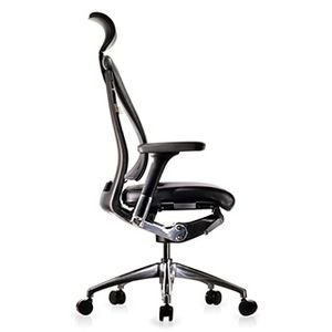Meeting Room Chairs Fursys T51 with Headrest Side View