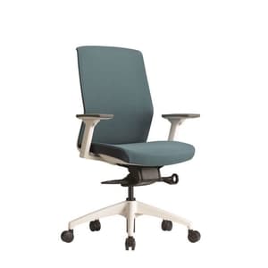 Office Chairs Bestuhl J1 White Front Angle View