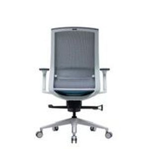 Office Chairs Bestuhl S27 White Rear View