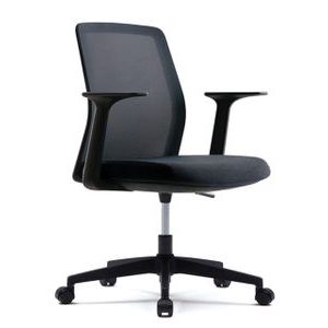 Office Chairs Fursys T40S Black Angle View