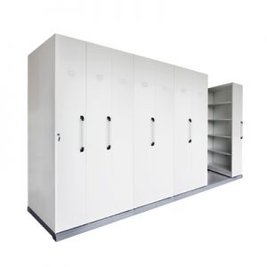 Office Storage Mobile Shelving Eight Bay