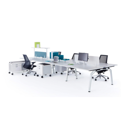 Office Workstations Fluid 6 Person